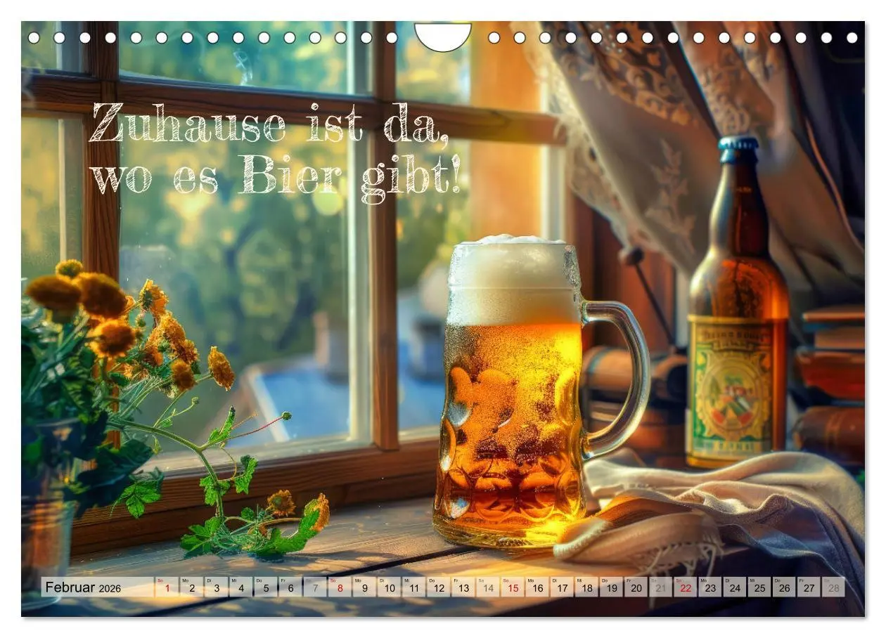 Bild: 9783457344859 | Ich brauch mehr Vitamin Bier (Wandkalender 2026 DIN A4 quer),...